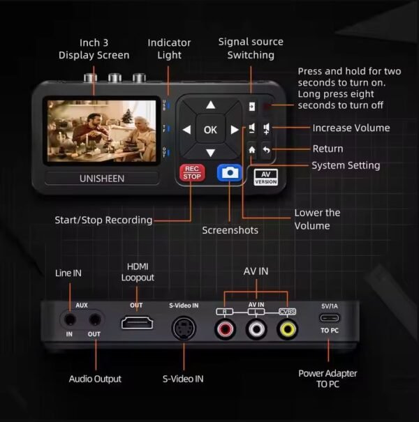 Unisheen  Audio / Video Recorder - Image 2